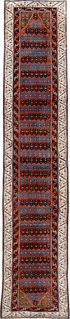 Antique NW Persian Runner Rug (2' x 12')